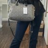 <b>Bolsa Speedy Bandoulière 30 Mini Lin Louis Vuitton</b> - Imagem 3