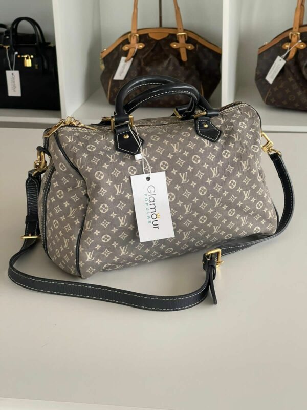 <b>Bolsa Speedy Bandoulière 30 Mini Lin Louis Vuitton</b> - Image 2