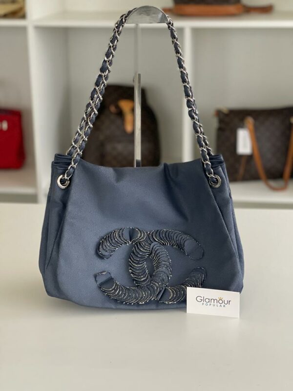 <b>Bolsa Chanel Discus Denim</b>